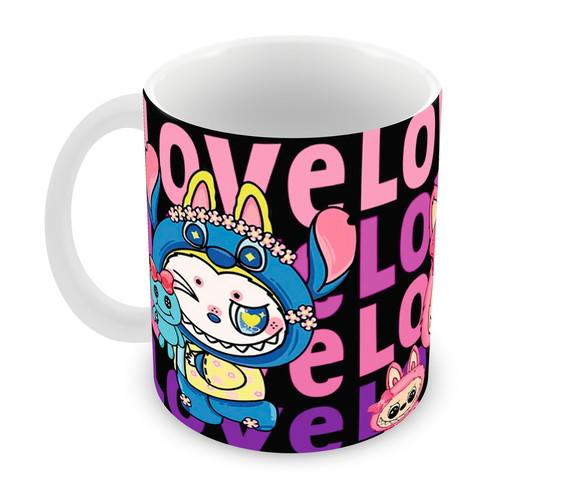 Caneca Polímero Labubu Personalizada