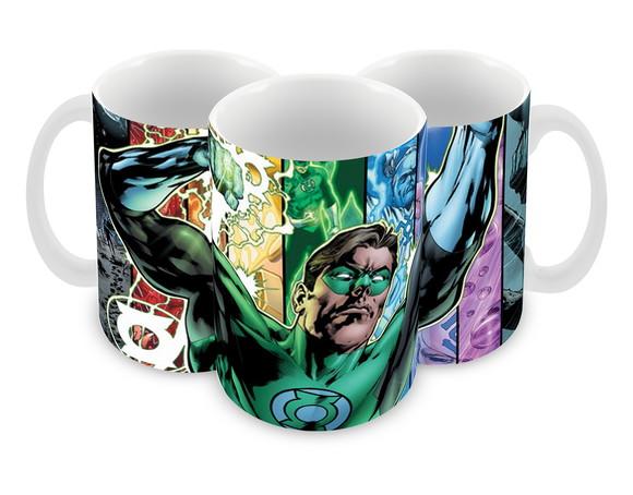 Caneca Polímero Lanterna Verde Personalizada