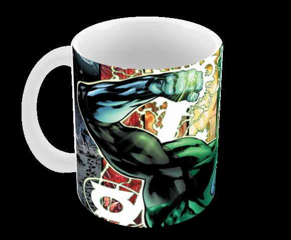 Caneca Polímero Lanterna Verde Personalizada