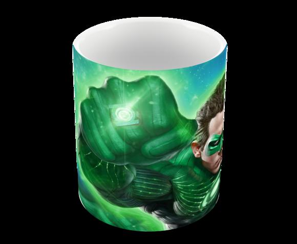 Caneca Polímero Lanterna Verde Personalizada