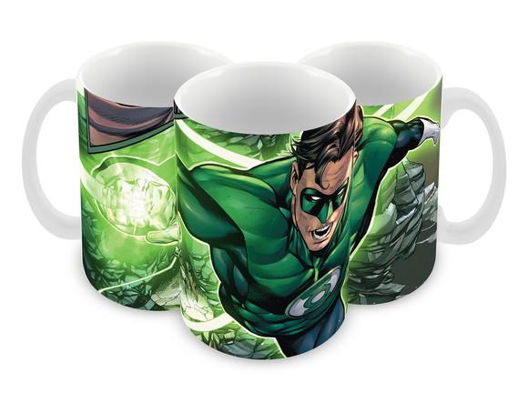 Caneca Polímero Lanterna Verde Personalizada