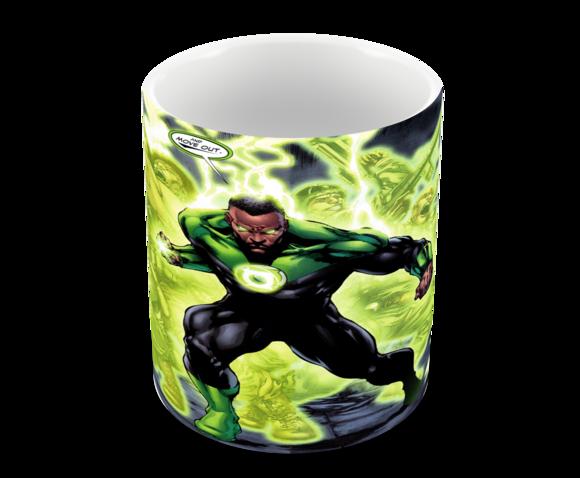 Caneca Polímero Lanterna Verde Personalizada
