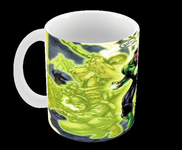 Caneca Polímero Lanterna Verde Personalizada