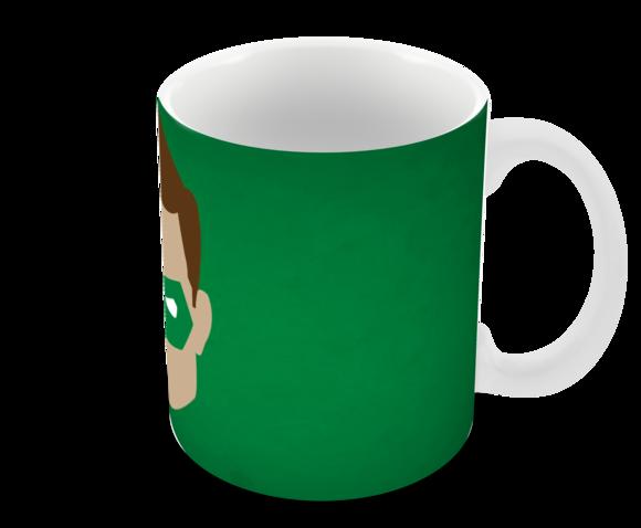 Caneca Polímero Lanterna Verde Personalizada