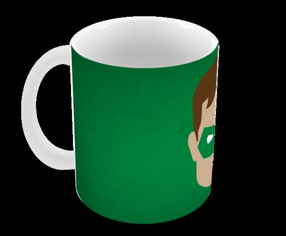 Caneca Polímero Lanterna Verde Personalizada