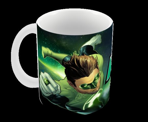 Caneca Polímero Lanterna Verde Personalizada