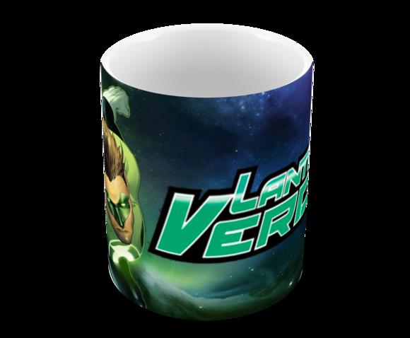 Caneca Polímero Lanterna Verde Personalizada