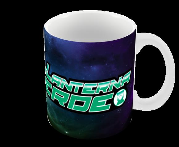 Caneca Polímero Lanterna Verde Personalizada