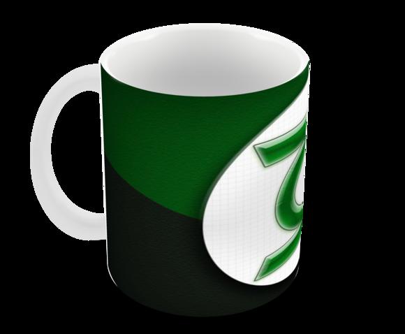 Caneca Polímero Lanterna Verde Personalizada