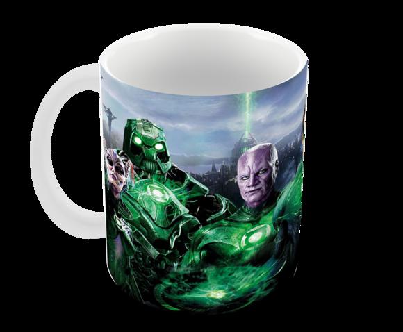 Caneca Polímero Lanterna Verde Personalizada
