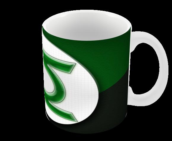 Caneca Polímero Lanterna Verde Personalizada
