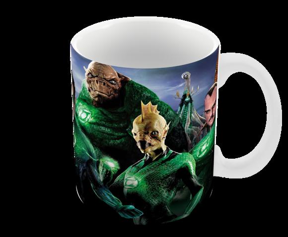 Caneca Polímero Lanterna Verde Personalizada