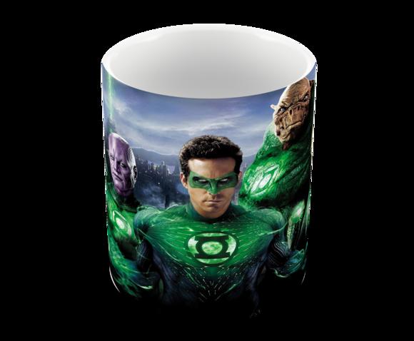 Caneca Polímero Lanterna Verde Personalizada