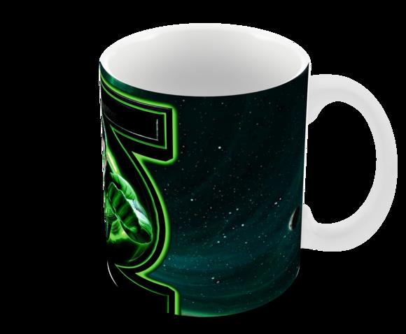 Caneca Polímero Lanterna Verde Personalizada