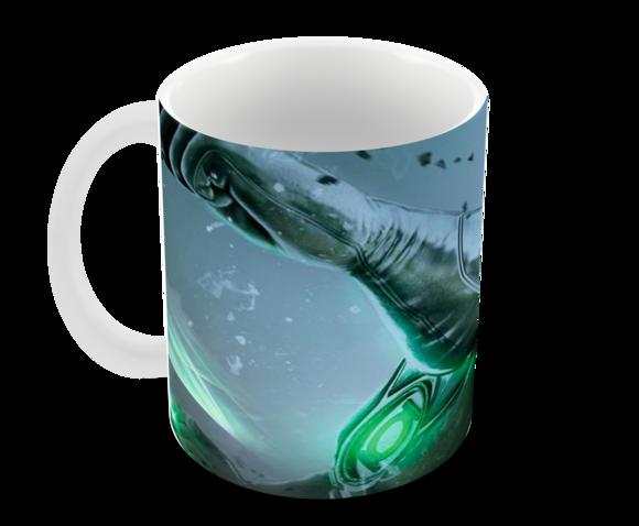 Caneca Polímero Lanterna Verde Personalizada