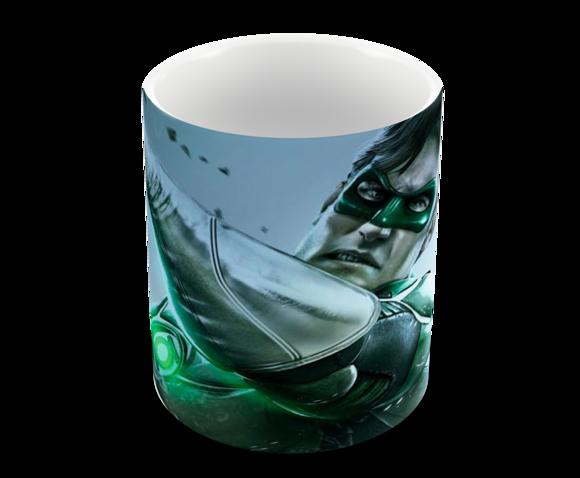 Caneca Polímero Lanterna Verde Personalizada