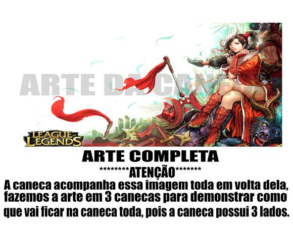 Caneca Polímero League Of Legends Personalizada