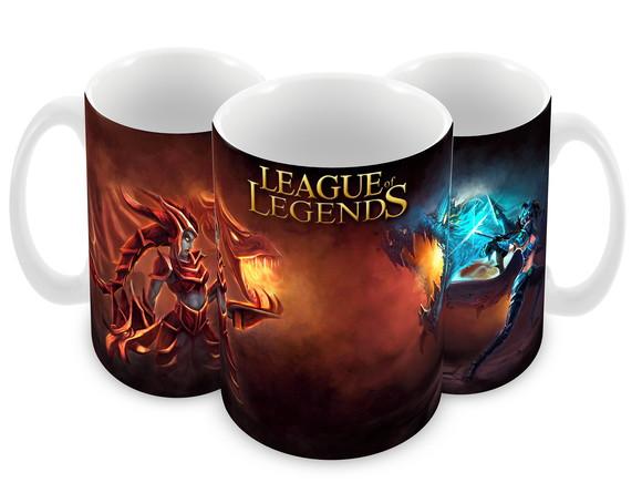 Caneca Polímero League Of Legends Personalizada