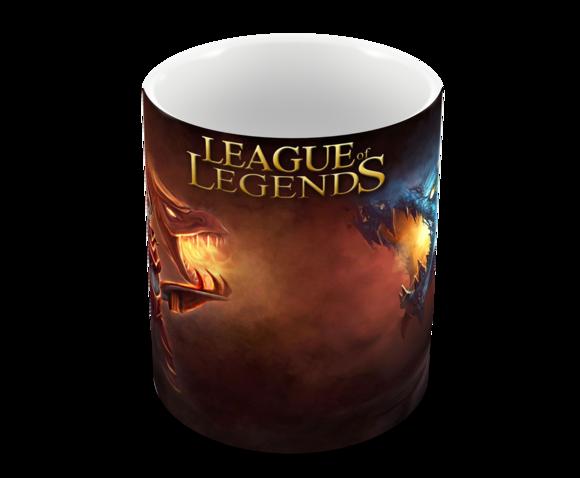 Caneca Polímero League Of Legends Personalizada