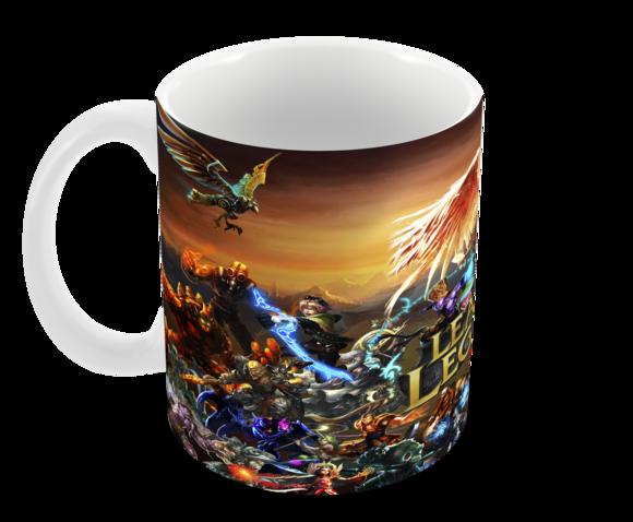 Caneca Polímero League Of Legends Personalizada
