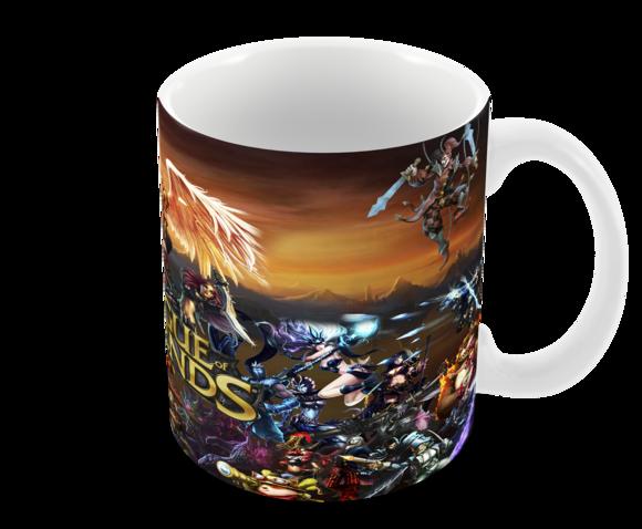Caneca Polímero League Of Legends Personalizada