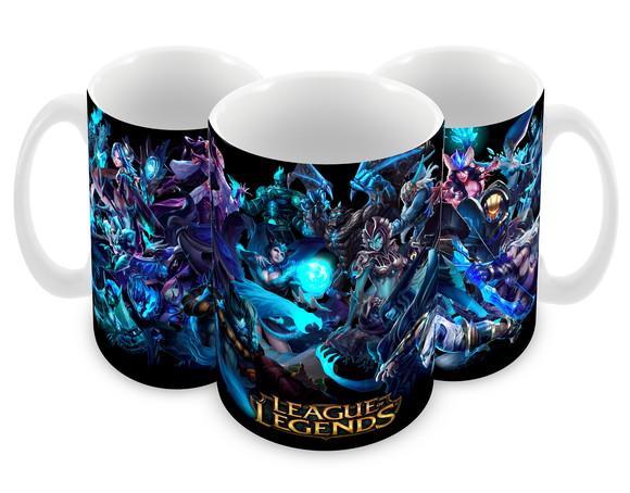 Caneca Polímero League Of Legends Personalizada