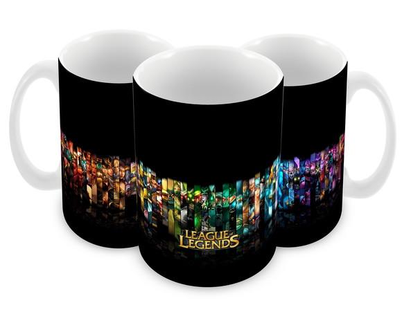 Caneca Polímero League Of Legends Personalizada