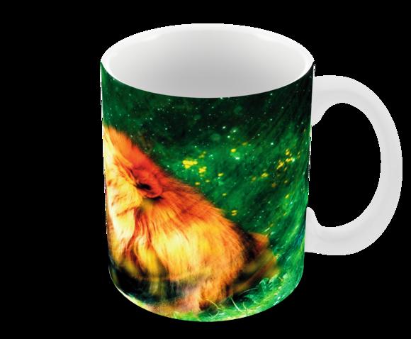 Caneca Polímero Leão Personalizada