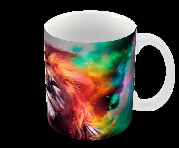 Caneca Polímero Leão Personalizada