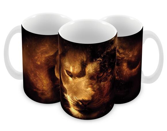 Caneca Polímero Leão Personalizada