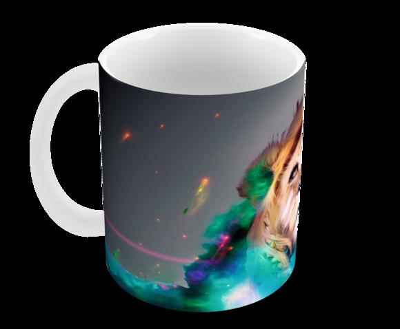 Caneca Polímero Leão Personalizada