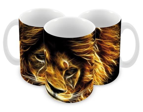Caneca Polímero Leão Personalizada