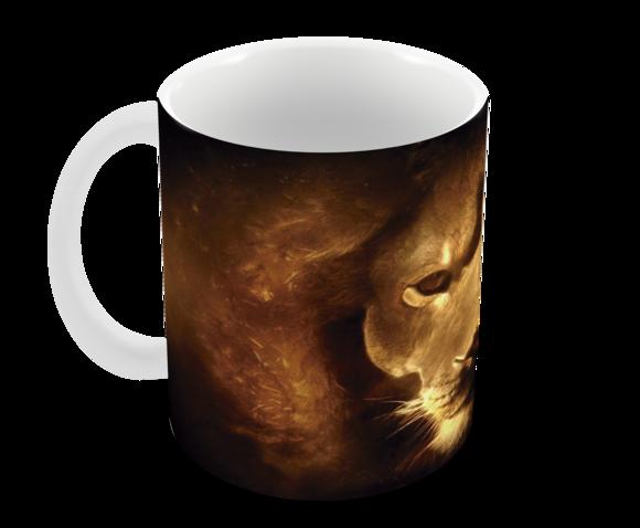 Caneca Polímero Leão Personalizada