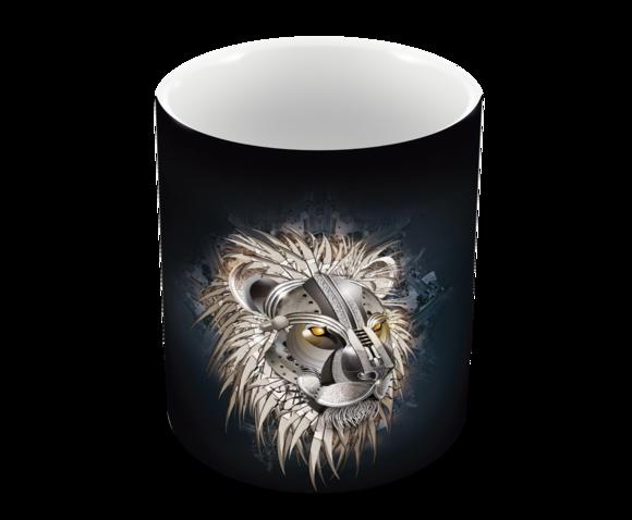 Caneca Polímero Leão Personalizada