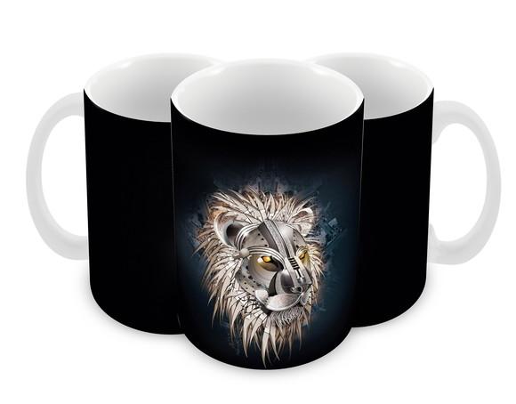 Caneca Polímero Leão Personalizada