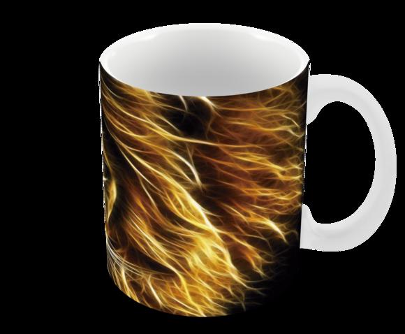Caneca Polímero Leão Personalizada