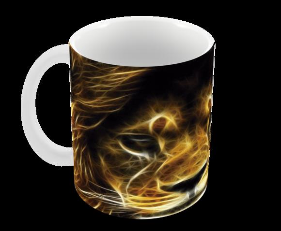 Caneca Polímero Leão Personalizada