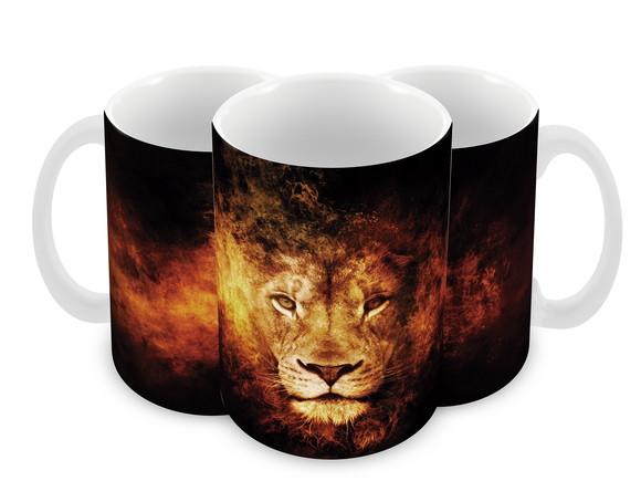 Caneca Polímero Leão Personalizada