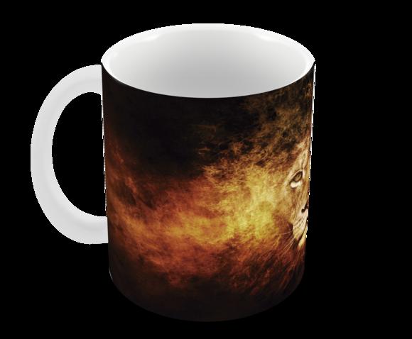 Caneca Polímero Leão Personalizada