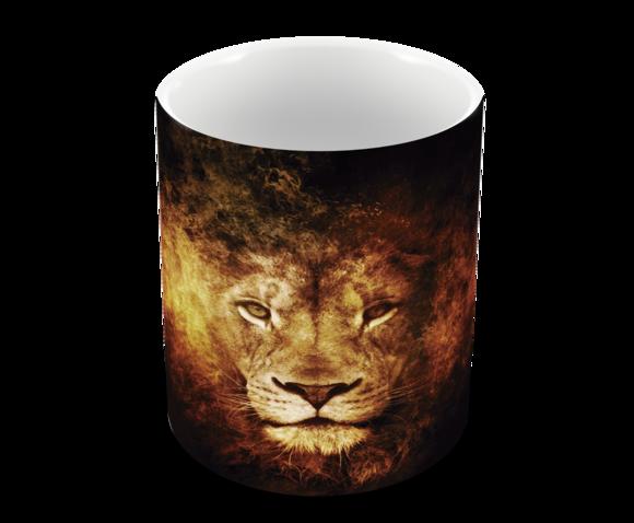 Caneca Polímero Leão Personalizada