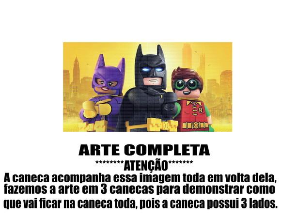 Caneca Polímero Lego Batman Personalizada