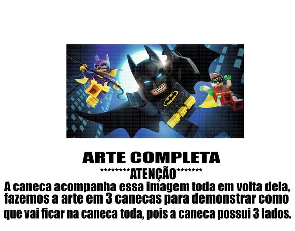 Caneca Polímero Lego Batman Personalizada