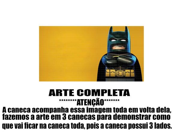 Caneca Polímero Lego Batman Personalizada