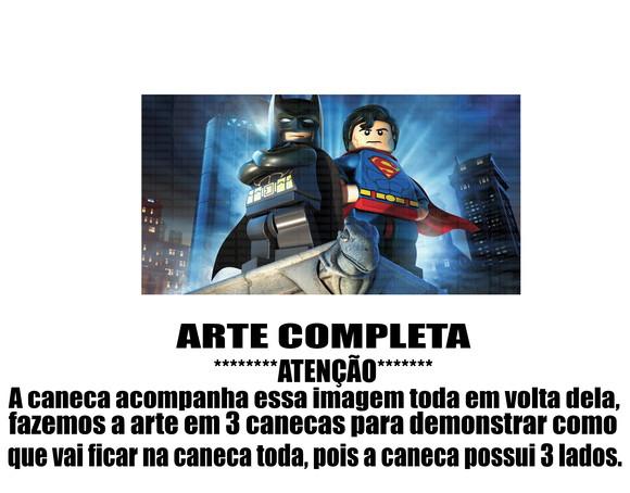 Caneca Polímero Lego Batman Personalizada