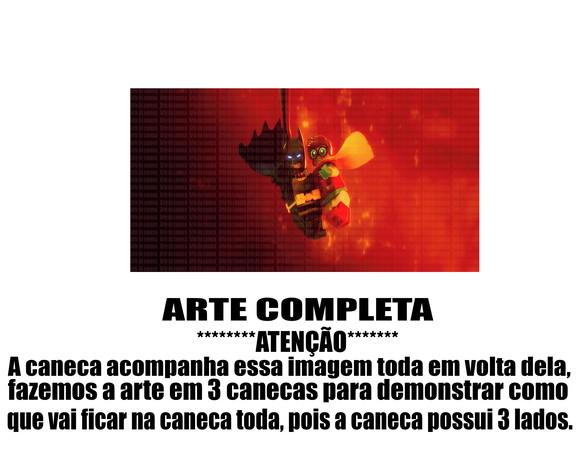 Caneca Polímero Lego Batman Personalizada