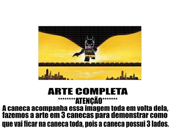 Caneca Polímero Lego Batman Personalizada