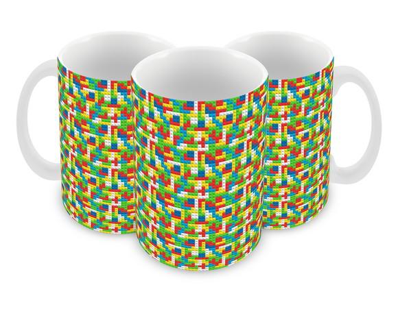 Caneca Polímero Lego Personalizada