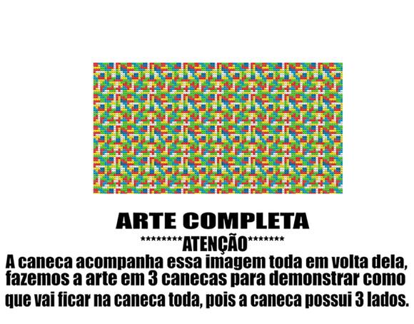 Caneca Polímero Lego Personalizada