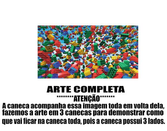 Caneca Polímero Lego Personalizada