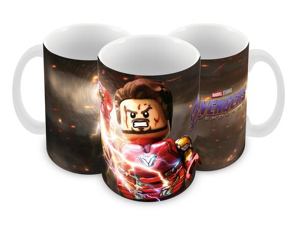 Caneca Polímero Lego Vingadores Personalizada